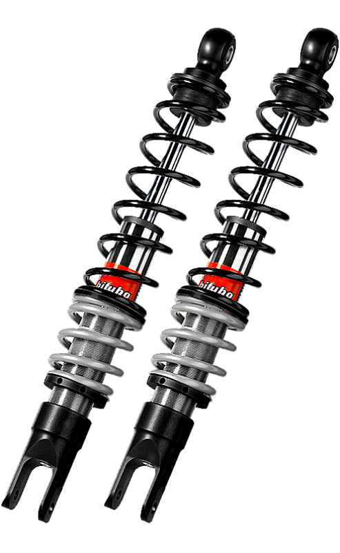 Bitubo Suspension Bitubo YGB0 Twinshocks Front Adjustable: Spring Preload, Black Spring SC164YGB02