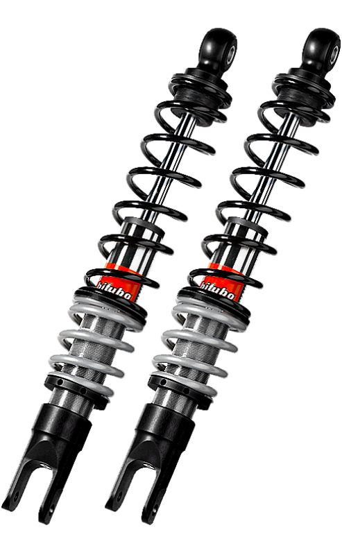 Bitubo Suspension Bitubo YGB0 Twinshocks Front Adjustable: Spring Preload, Black Spring SC069YGB02