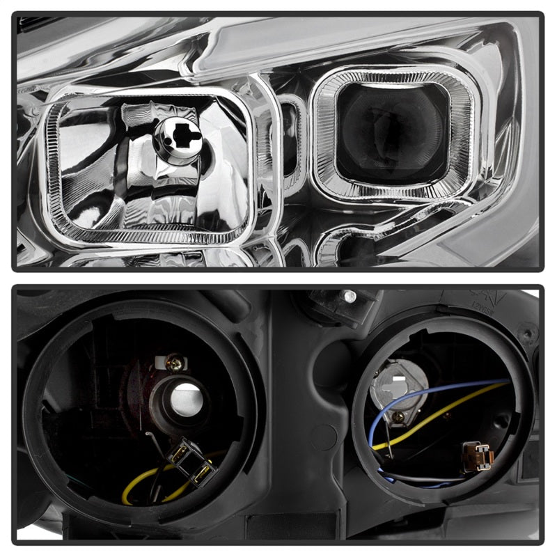 FR SPORT SPYDER xTune 13-16 Ford Escape 13-16 LED Light Bar Halogen Proj Headlights - Chrome...