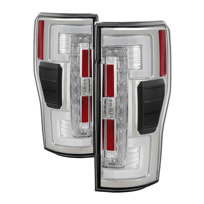 Spyder 17-18 Ford F-250 Super Duty (Excl LED Models) LED Tail Lights - Chrome (ALT-YD-FS17-LED-C) 5085573