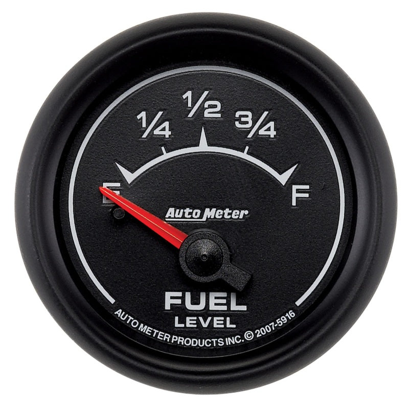 FR SPORT AutoMeter Gauge Fuel Level 2-1/16in. 240 Ohm(e) to 33 Ohm(f) Elec Es 5916