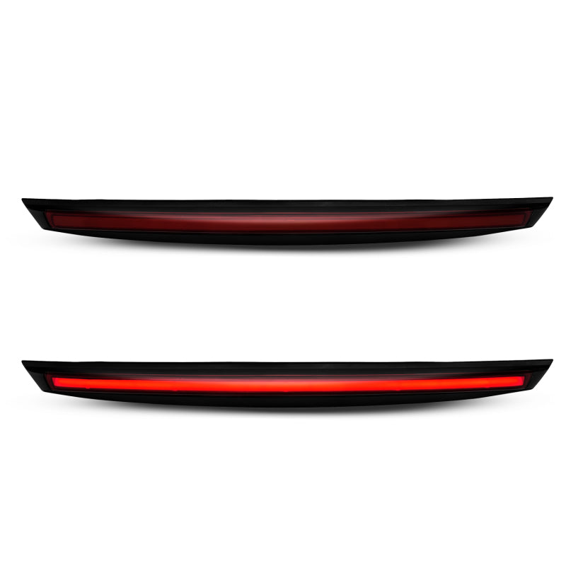 FR SPORT ANZO 2007-2014 Chevrolet Suburban 1500 LED 3rd Brake Light Black Housing Smoke Lens w/...
