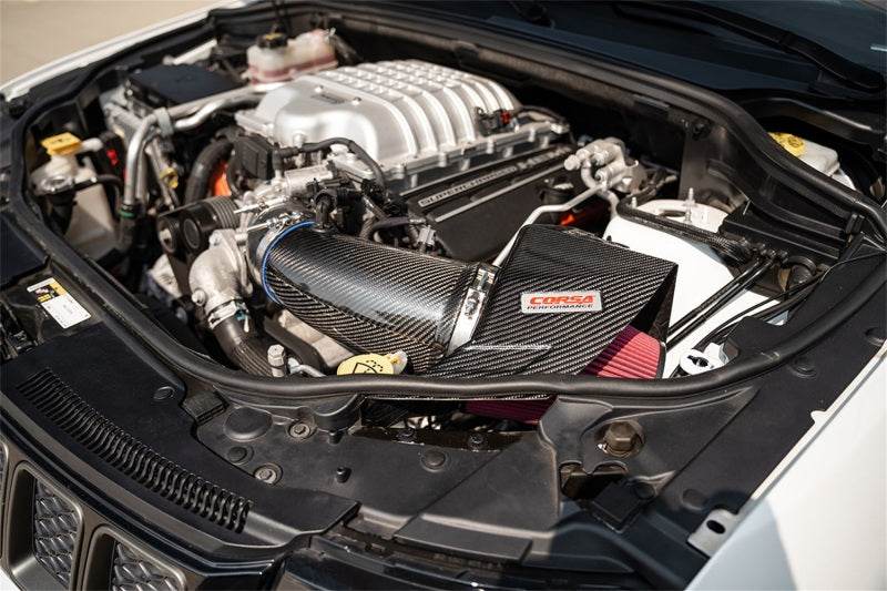 CORSA Performance Corsa 20-23 Dodge Durango SRT Hellcat Carbon Fiber Air Intake w/ DryTech 3D No Oil 44011D