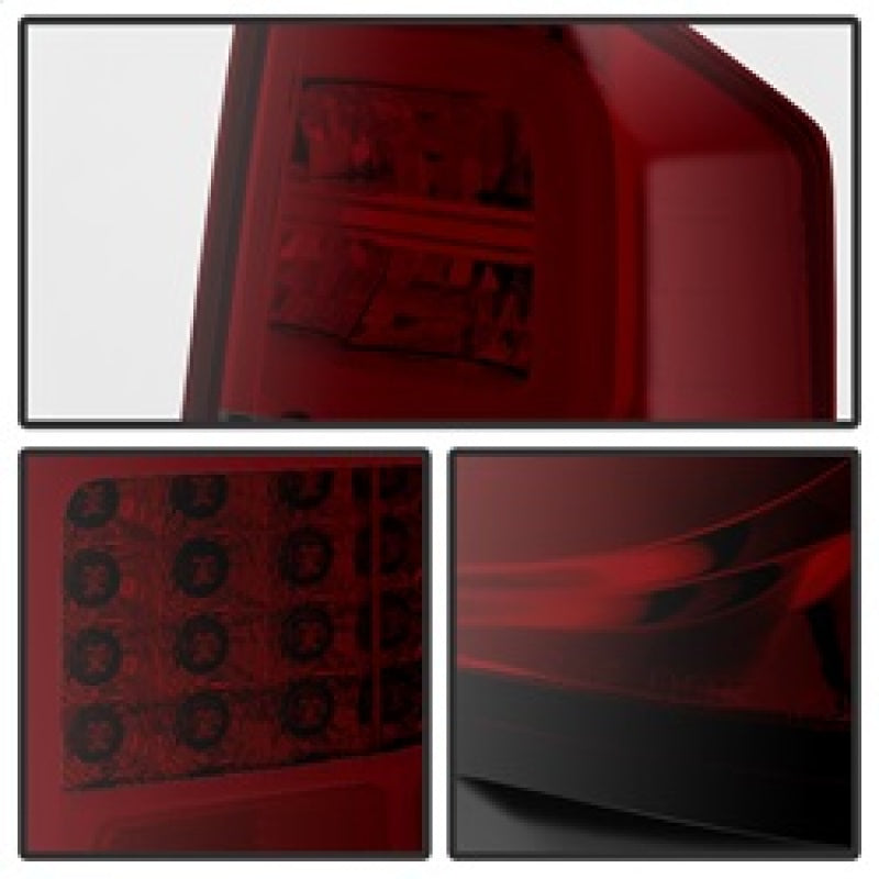 FR SPORT Spyder Toyota Tundra 2014-2016 Light Bar LED Tail Lights Red Smoke ALT-YD-TTU14-LED-RS...