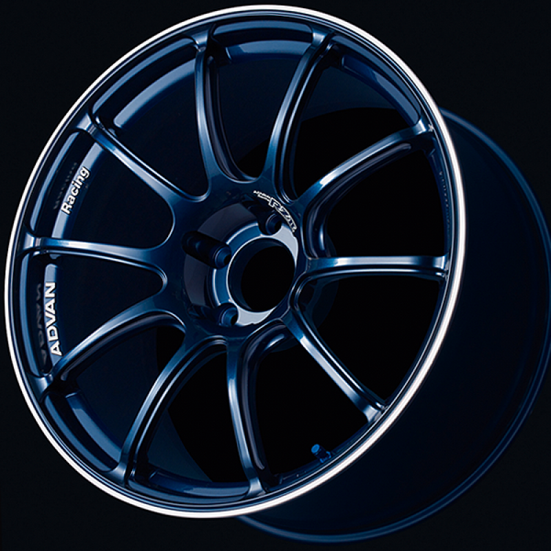 Advan RZII 15x7.0 / +42 Offset / 4x100 / 63mm Bore / Racing Indigo Blue and Ring YAZ5E42AE