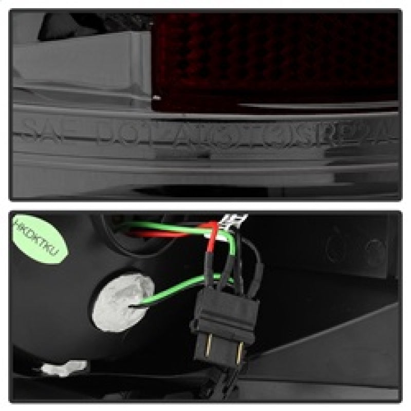 Spyder Toyota Tundra 07-13 LED Tail lights Smoke ALT-YD-TTU07-LED-SM 5029621