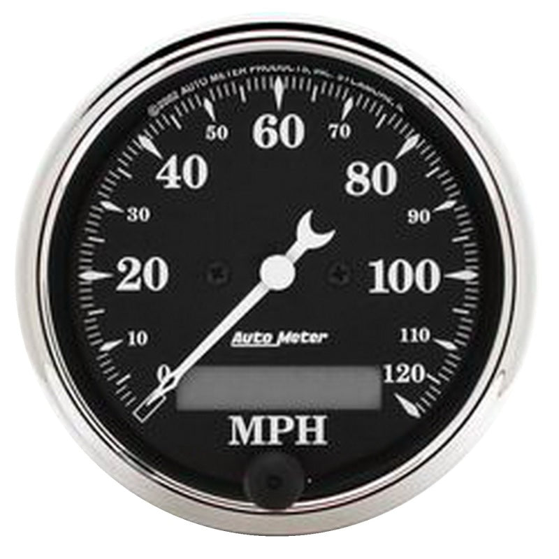 FR SPORT Autometer Old Tyme Black 5 Piece Kit (MPH/FUEL/OILP/WTMP/BAT) 55-59 Chevy Truck...