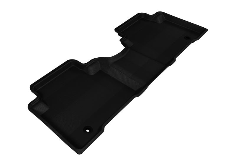 3D MAXpider 2013-2018 Hyundai Santa Fe Sport Kagu 2nd Row Floormats - Black L1HY01721509