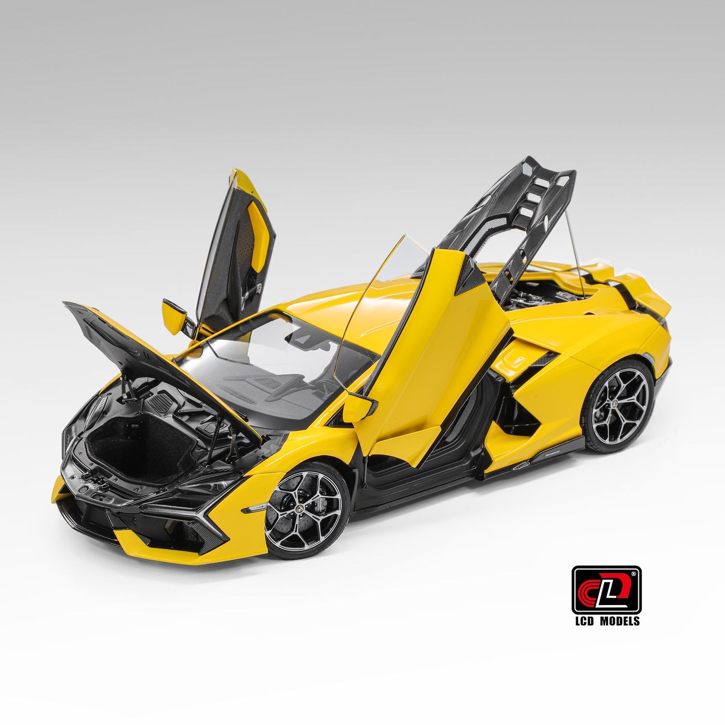 LCD 2024 Lamborghini Revuelto Yellow 1:18