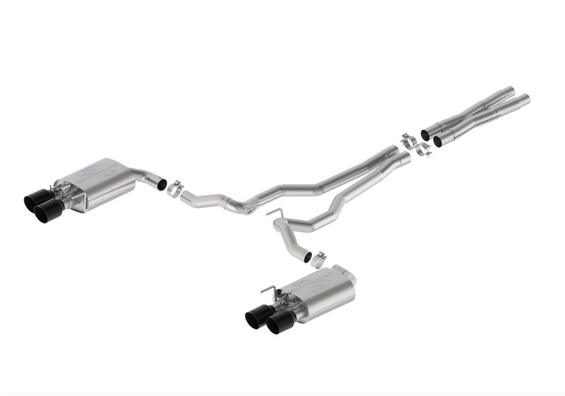 Ford Racing 2024 Mustang 5.0L Sport Active Cat-Back Exhaust - Black Tip M-5200-M5SB