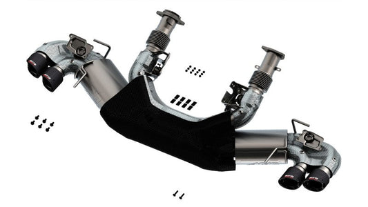 FR SPORT Borla 2020 Chevrolet Corvette C8 6.2L ATAK 3in Exhaust System Dual Round Angle Cut...