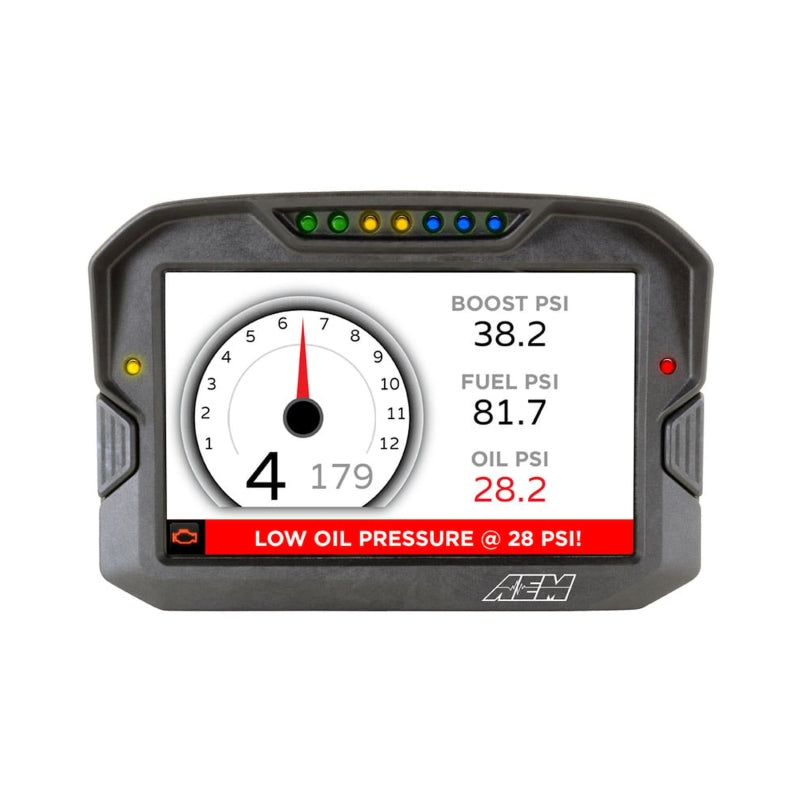 AEM CD-7 Non Logging Race Dash Carbon Fiber Digital Display (CAN Input Only)