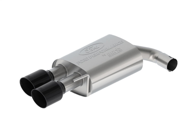 Ford Racing 2024 Mustang 2.3L Touring Non-Active Cat-Back Exhaust w/GT Valance - Black Tip M-5200-M2TBV
