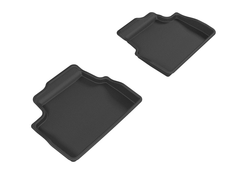 3D MAXpider 2014-2019 Mini Hardtop 4-Door Kagu 2nd Row Floormats - Black L1MN01521509