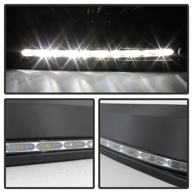 FR SPORT Spyder Toyota Tundra 07-13 Daytime LED Running Lights (XSP-X Model Look)wo/swtch Blk...