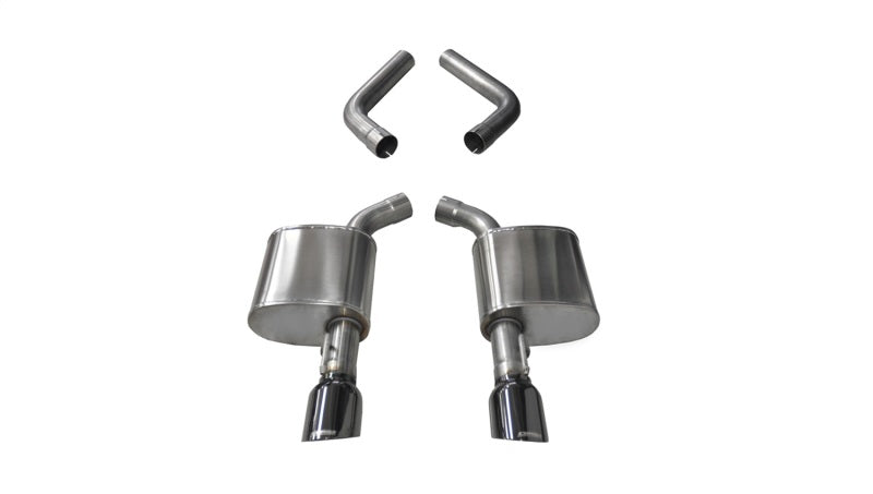 FR SPORT Corsa 15-19 Dodge Charger 6.4L/17-19 Dodge Charger 5.7L Black Sport AxleBack Exhaust...