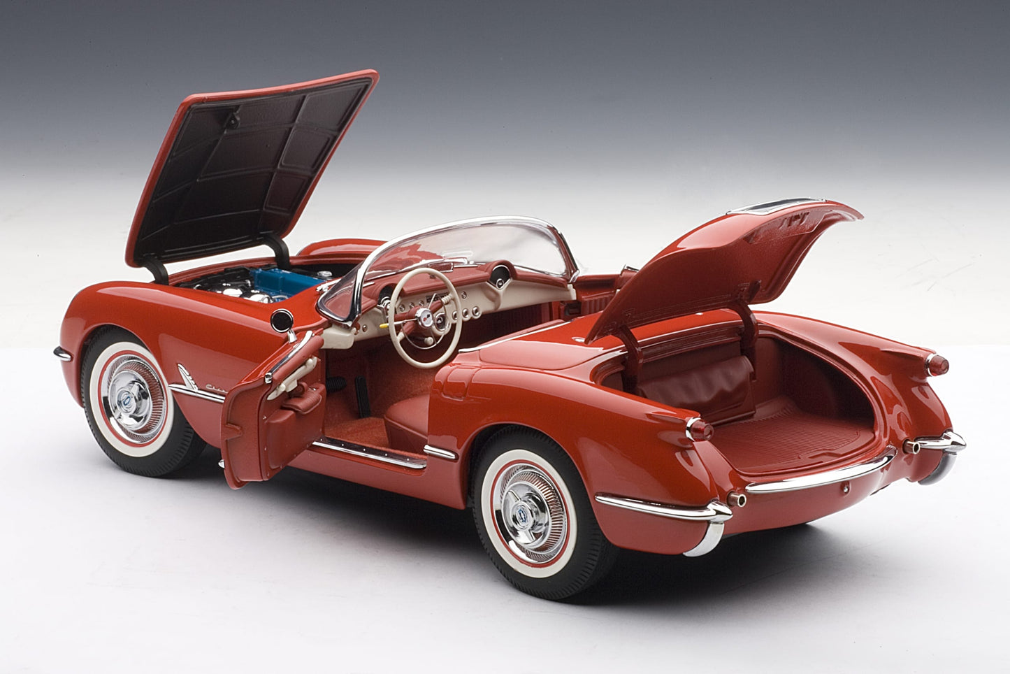 AUTOart Millennium 1954 Chevy Corvette C1 Convertible Red 1:18
