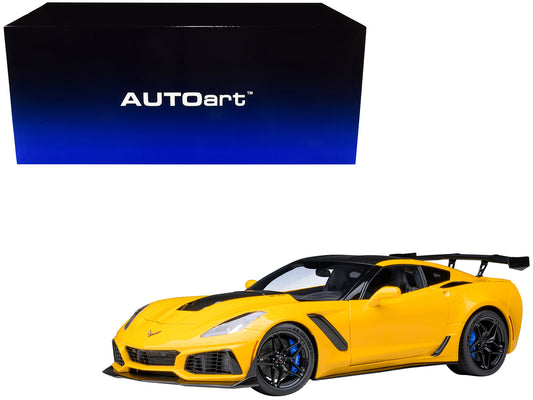 Rapid Vehicles 2019 Chevrolet Corvette C7 ZR1 Corvette Racing Yellow Tintcoat with Carbon Top...
