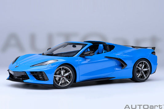 STM Diecast AUTOart Chevy Corvette C8 Z51 Rapid Blue 1:18