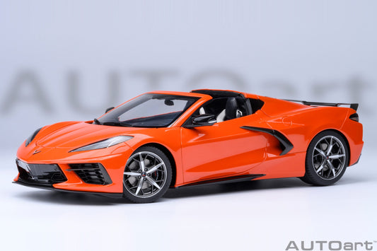 STM Diecast AUTOart Chevy Corvette C8 Z51 Sebring Orange 1:18