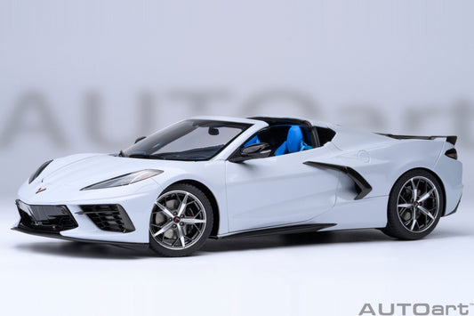 STM Diecast AUTOart 2020 Chevy Corvette C8 Z51 Ceramic Matrix Grey Metallic 1:18