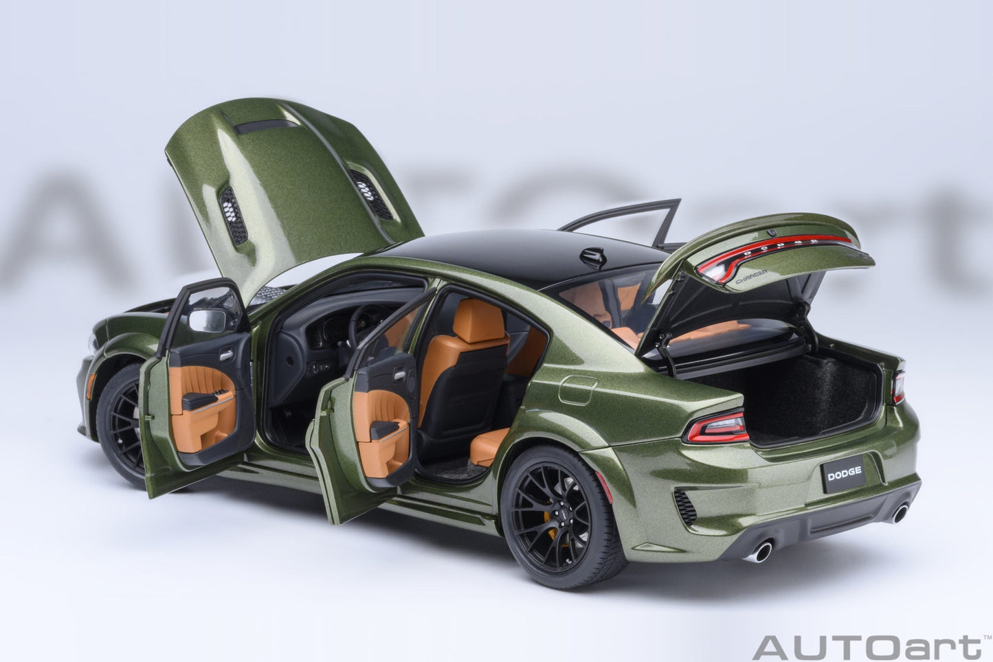 AUTOart Dodge Charger SRT Hellcat Redeye Jailbreak F8 Green 1:18