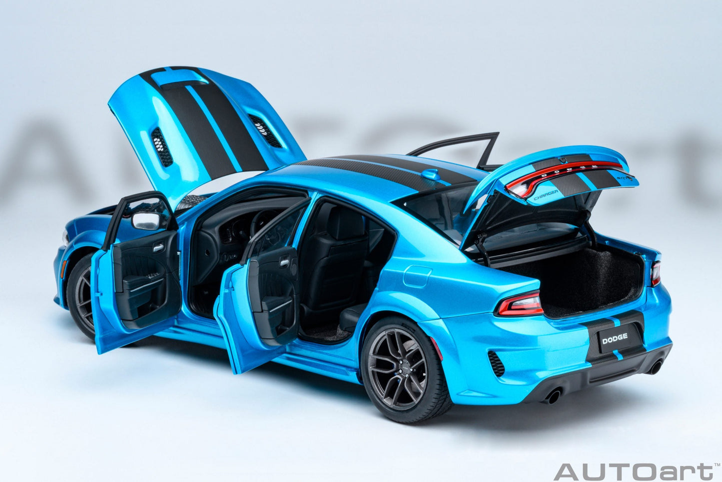 AUTOart Dodge Charger SRT Hellcat Redeye Jailbreak F5 Blue 1:18