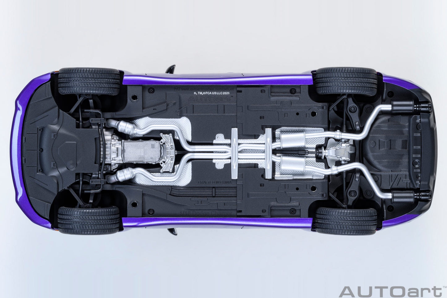AUTOart Dodge Charger R/T Scat Pack Widebody Plum Crazy Purple 1:18