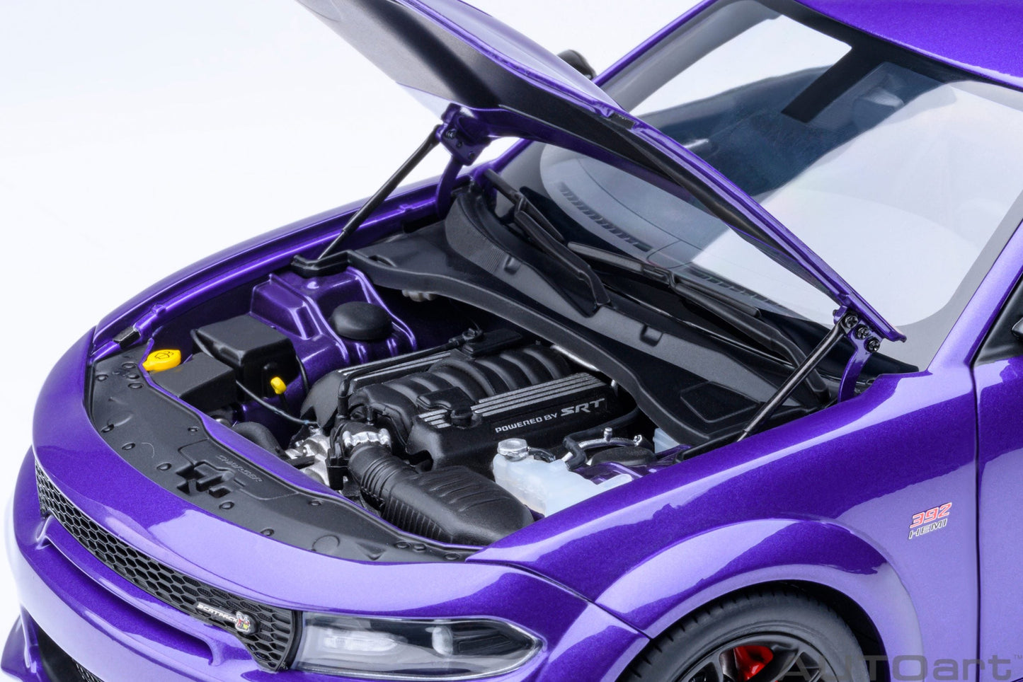 AUTOart Dodge Charger R/T Scat Pack Widebody Plum Crazy Purple 1:18