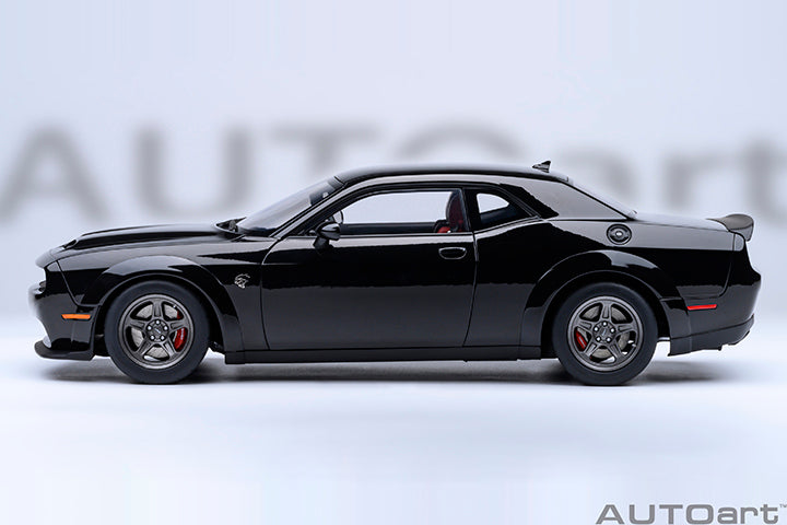 AUTOart 2023 Dodge Challenger SRT Super Stock Pitch Black 1:18
