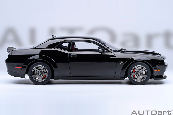 AUTOart 2023 Dodge Challenger SRT Super Stock Pitch Black 1:18
