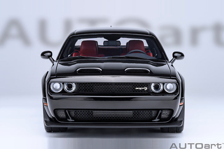 AUTOart 2023 Dodge Challenger SRT Super Stock Pitch Black 1:18