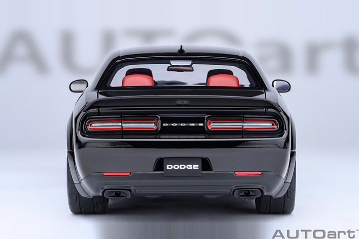 AUTOart 2023 Dodge Challenger SRT Super Stock Pitch Black 1:18