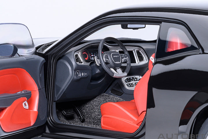 AUTOart 2023 Dodge Challenger SRT Super Stock Pitch Black 1:18
