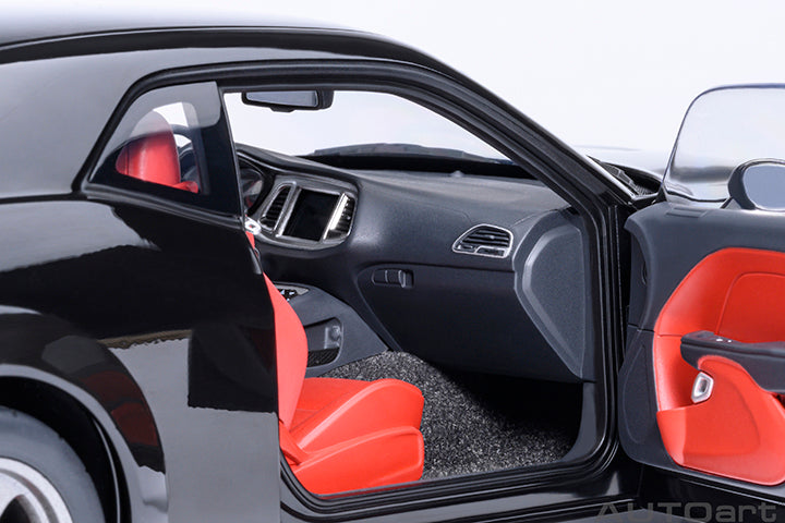 AUTOart 2023 Dodge Challenger SRT Super Stock Pitch Black 1:18