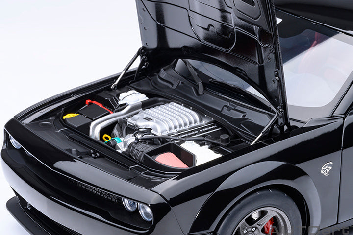 AUTOart 2023 Dodge Challenger SRT Super Stock Pitch Black 1:18