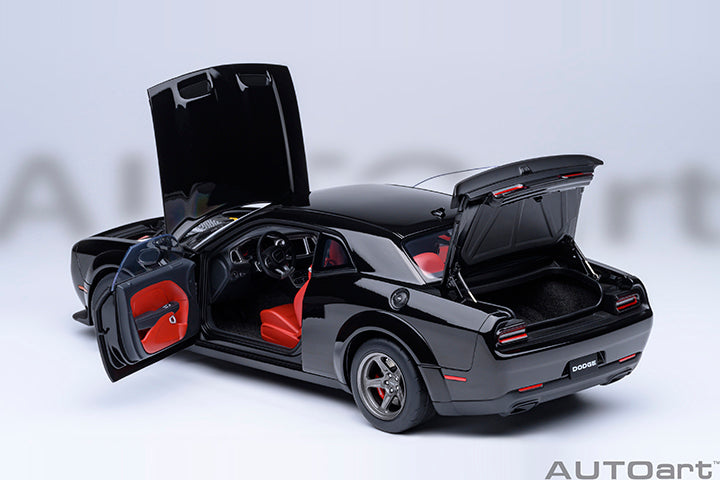 AUTOart 2023 Dodge Challenger SRT Super Stock Pitch Black 1:18