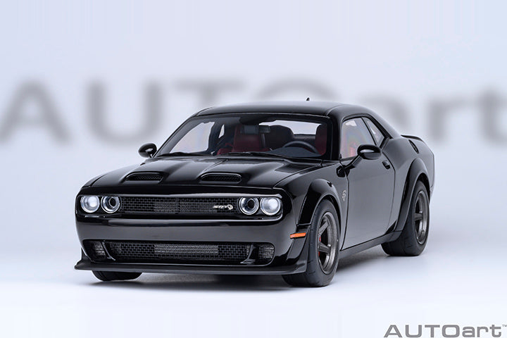 AUTOart 2023 Dodge Challenger SRT Super Stock Pitch Black 1:18