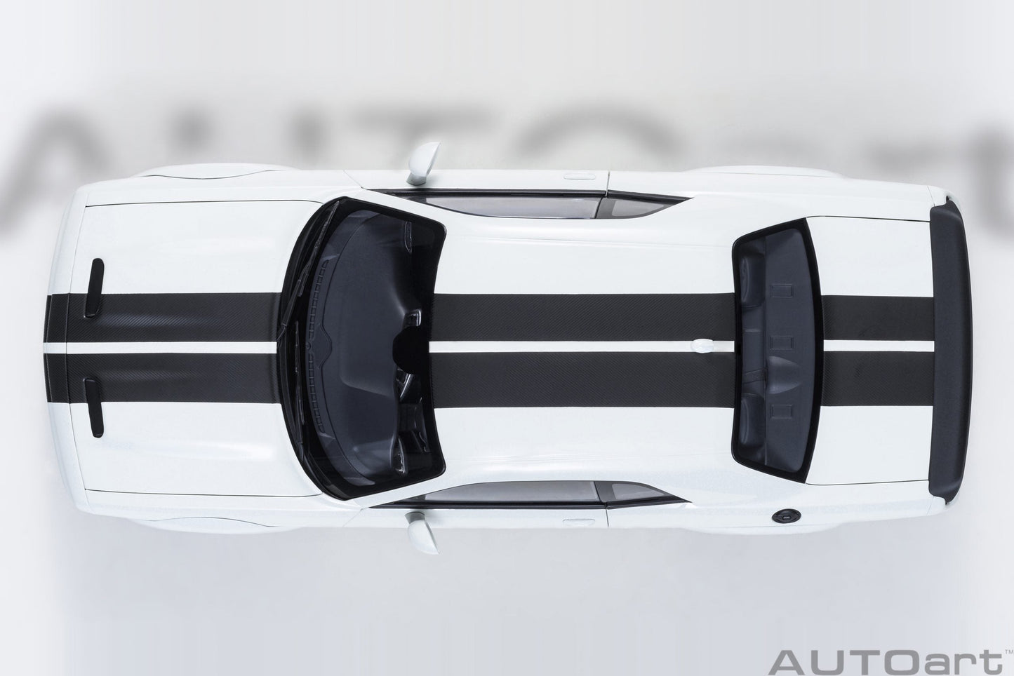 AUTOart 2023 Dodge Challenger SRT Super Stock Knuckle White 1:18
