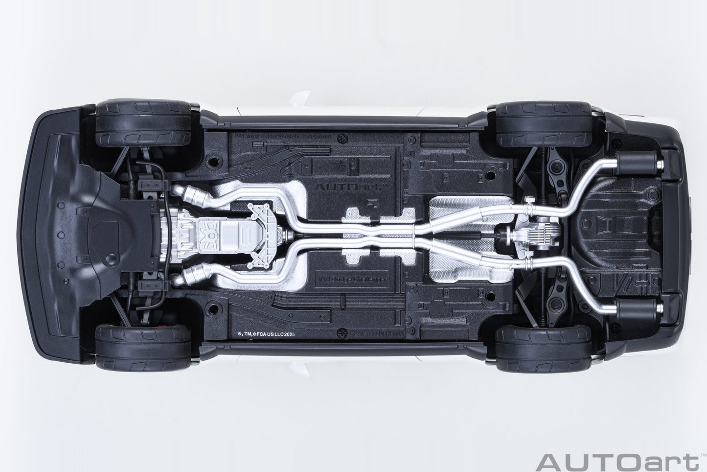 AUTOart 2023 Dodge Challenger SRT Super Stock Knuckle White 1:18
