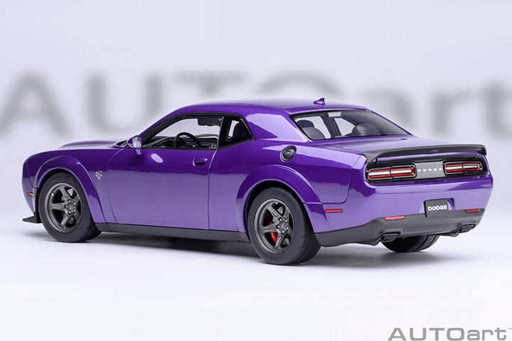 AUTOart 2023 Dodge Challenger SRT Super Stock Plum Crazy (Purple) 1:18