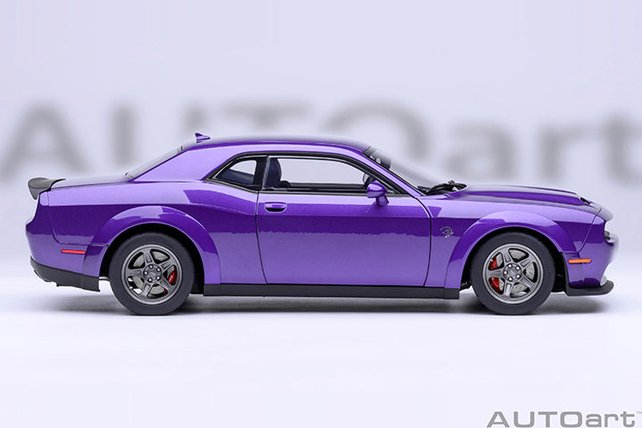 AUTOart 2023 Dodge Challenger SRT Super Stock Plum Crazy (Purple) 1:18