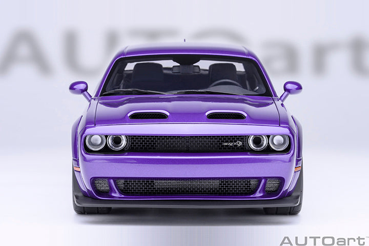 AUTOart 2023 Dodge Challenger SRT Super Stock Plum Crazy (Purple) 1:18