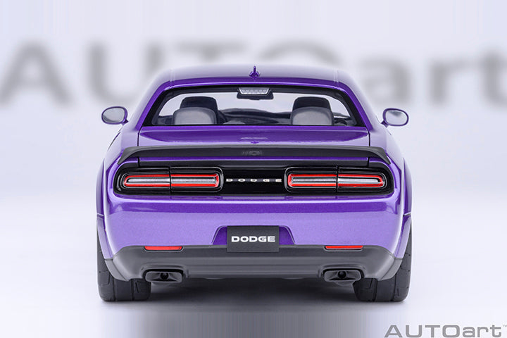 AUTOart 2023 Dodge Challenger SRT Super Stock Plum Crazy (Purple) 1:18