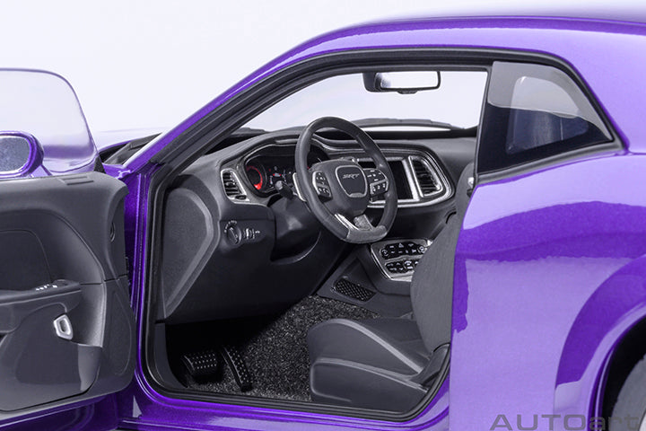 AUTOart 2023 Dodge Challenger SRT Super Stock Plum Crazy (Purple) 1:18