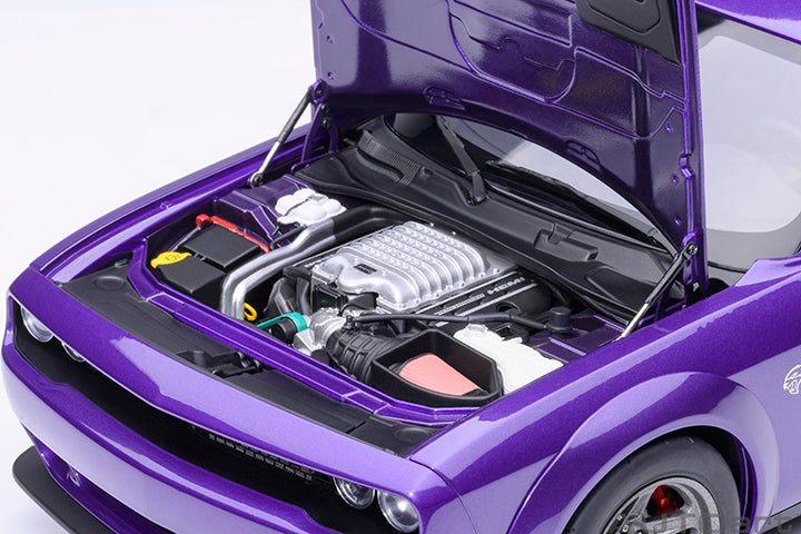 AUTOart 2023 Dodge Challenger SRT Super Stock Plum Crazy (Purple) 1:18