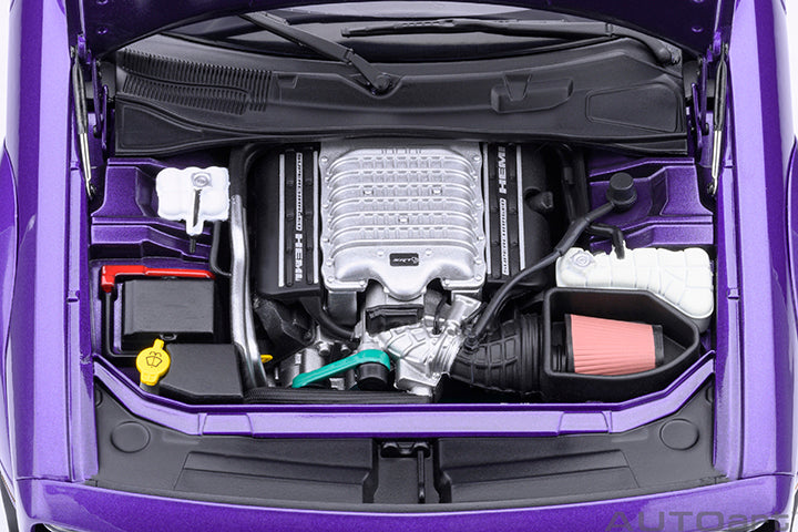 AUTOart 2023 Dodge Challenger SRT Super Stock Plum Crazy (Purple) 1:18