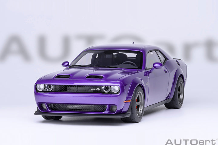 AUTOart 2023 Dodge Challenger SRT Super Stock Plum Crazy (Purple) 1:18