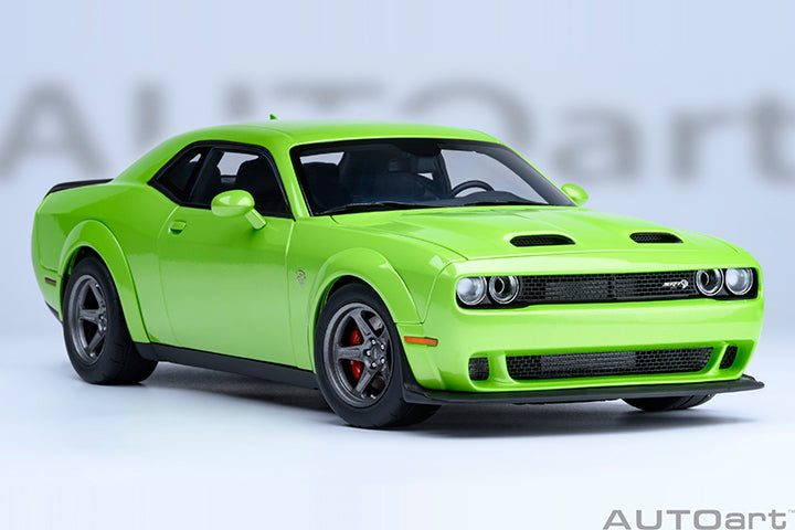 AUTOart 2023 Dodge Challenger SRT Super Stock Sublime Green 1:18