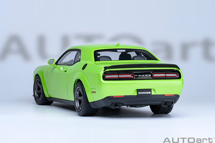 AUTOart 2023 Dodge Challenger SRT Super Stock Sublime Green 1:18
